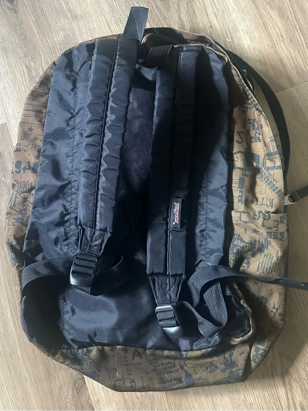 Jansport Brown Graphic Print Everyday Backpack